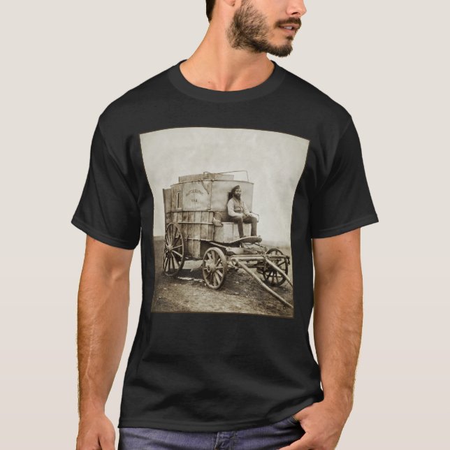 Fotografy Wagon Roger Fenton Foto Realism T-Shirt (Vorderseite)