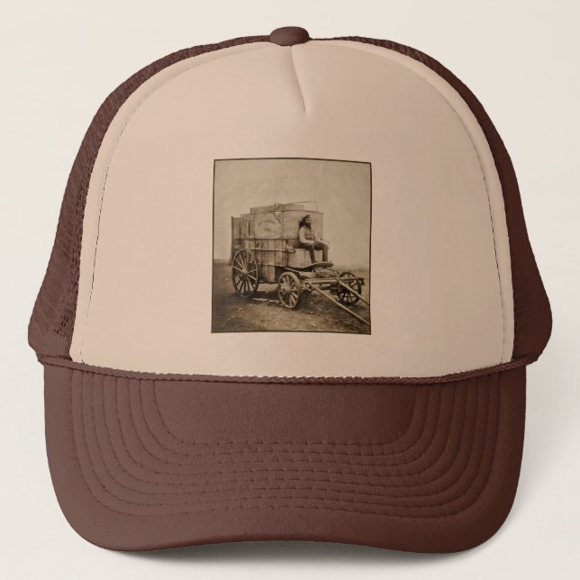 Fotografy Wagon Roger Fenton Foto Realism Truckerkappe (Vorderseite)