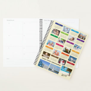 Fotokalender 2019 Persönliches Sprichwort/Name Planer