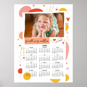 Fotokalender 2026 Kleine Erfolge zählen Poster 18x