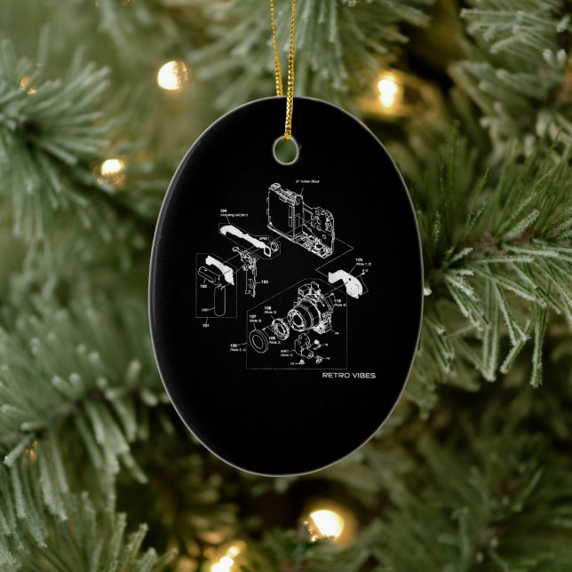 Fotokamera Foto Vibes Keramik Ornament (Baum)