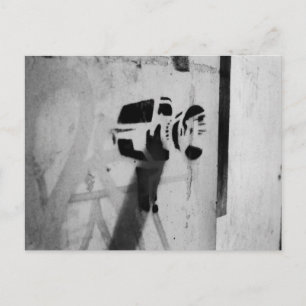 Fotokamera Graffiti Postkarte