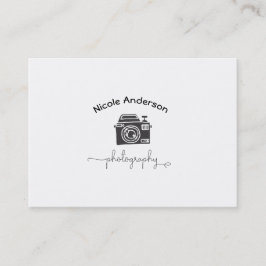 Fotokamera Modernes Minimales Logo Visitenkarte