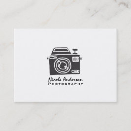 Fotokamera Modernes Minimales Logo Visitenkarte