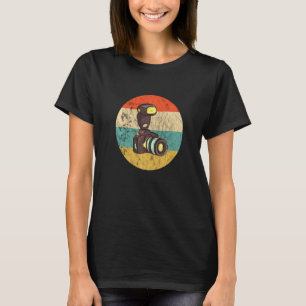 Fotokamera Retro Vintage Sonnenuntergangsfotografi T-Shirt