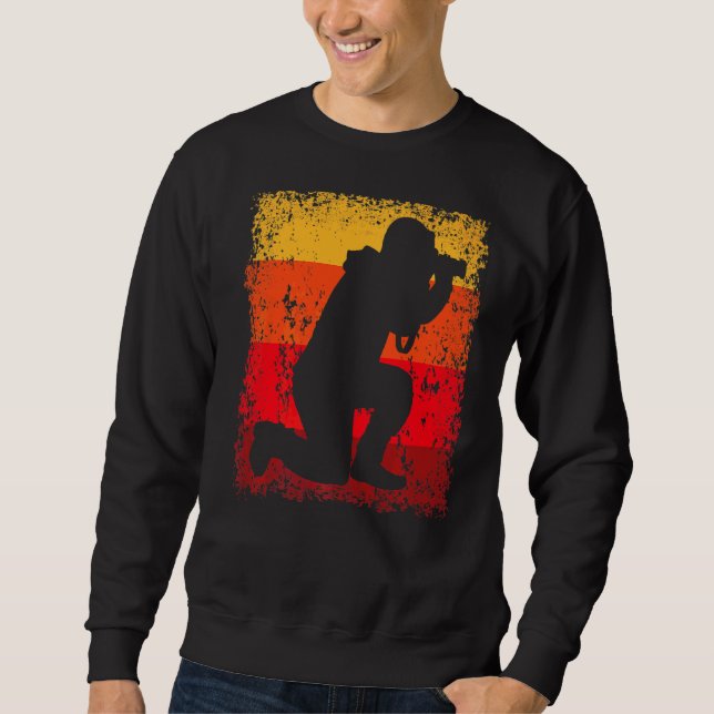 Fotokamera Vintag Sweatshirt (Vorderseite)