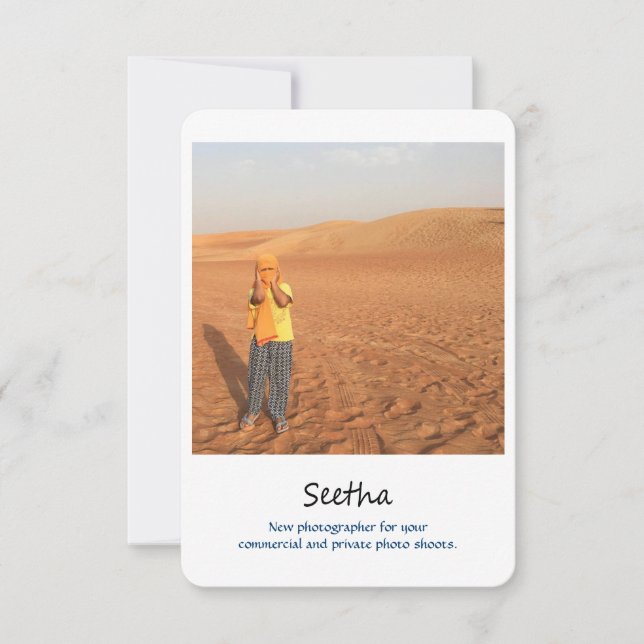 Fotokarte Einladung (Vorderseite)