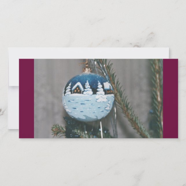 Fotokarte Feiertagskarte (Vorderseite)