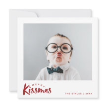 Fotokarte für den Urlaub | Classic Red Christmas K
