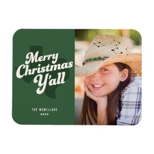 Fotokarte für den Urlaub *Frohe Weihnachten alles* Magnet