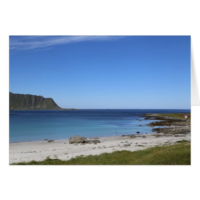 Fotokarte Strand in Ramberg (Vorderseite (Horizontal))