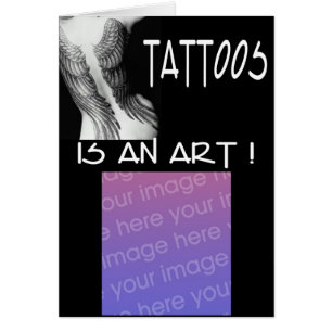 Fotokarte Tattoo