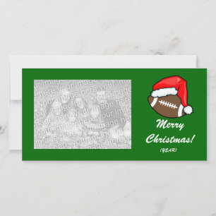 Fotokarte - Weihnachtsfußball Feiertagskarte