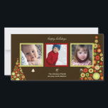 Fotokarten zu Weihnachten, Schneemann und Santa Feiertagskarte<br><div class="desc">Weihnachtskarten.  Copyright © 2010 PixDezines.com und PixDezines on zazzle.com</div>