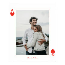 Fotokartenspiel Herz Liebe Ass einfach