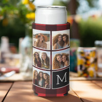 Fotolage - Monogram Red Black Buffalo Kariert