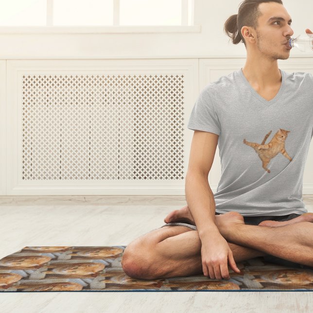 Fotomaterial für geteerte Hauskatzen Yogamatte (Von Creator hochgeladen)