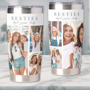 Fotomontage der besten Freunde Thermobecher