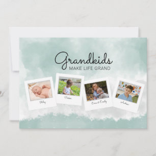 Fotomontage-Muttertagskarte für Großmutter Karte