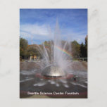 Fotonenkarte des Seattle Science Center Postkarte<br><div class="desc">Fotos des Washingtoner Staat. Beginnend mit Seattle. Foto von Seattle Science Centre Fountain.</div>