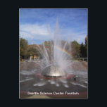 Fotonenkarte des Seattle Science Center Postkarte<br><div class="desc">Fotos des Washingtoner Staat. Beginnend mit Seattle. Foto von Seattle Science Centre Fountain.</div>