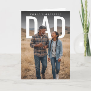 FotoPop Weltbester Papa Karte