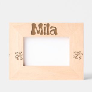 Fotorahmen zum Aufstellen "Mila" – Zimmerdekoratio Geätzte Rahmen