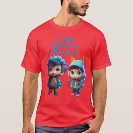 Fotorealistischer Chibi Boy "Hope Creates Miracle" T-Shirt