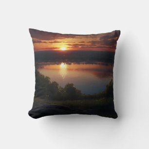 Fotorealistischer Sonnenaufgang Kissen