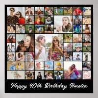 Fotos Collage 50 Bilder Raster Benutzerdefiniert Q