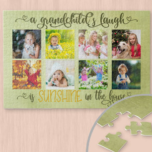 Fotos Collage & Spruch für Großeltern