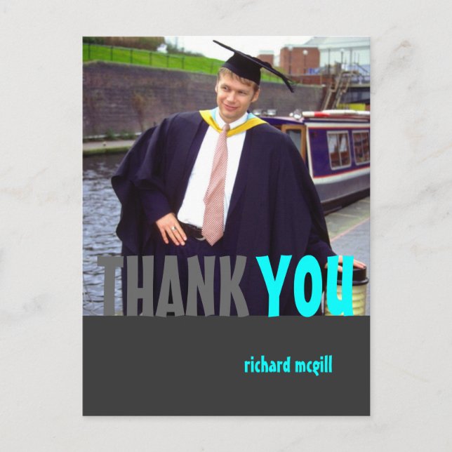 Fotos Danke Postkarten, 1000er Farben. Postkarte (Vorderseite)