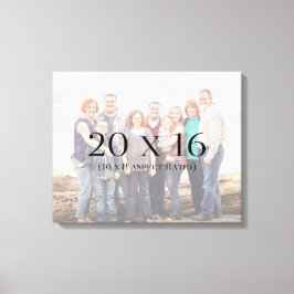 Fotos der Familie 20x16 - VORLAGE Leinwanddruck
