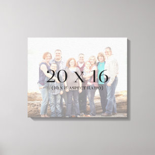 Fotos der Familie 20x16 - VORLAGE Leinwanddruck