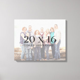 Fotos der Familie 20x16 - VORLAGE Leinwanddruck