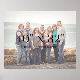 Fotos der Familie - 40x32-VORLAGE Poster