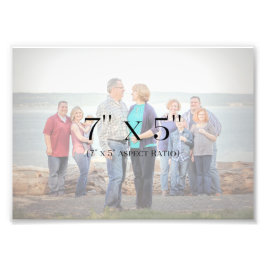 Fotos der Familie 7x5 - VORLAGE Fotodruck