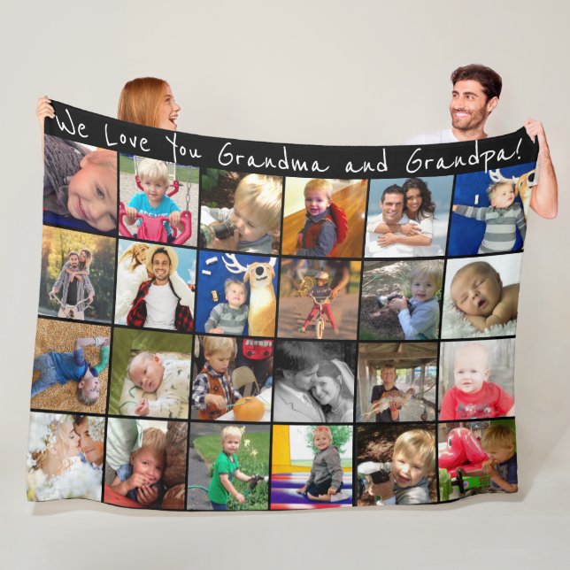 Fotos der FotoCollage-Familie Fleecedecke (Beispiel)
