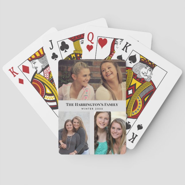 Fotos der Reihe 3 mit benutzerdefinierten Bereiche Spielkarten (Rückseite)