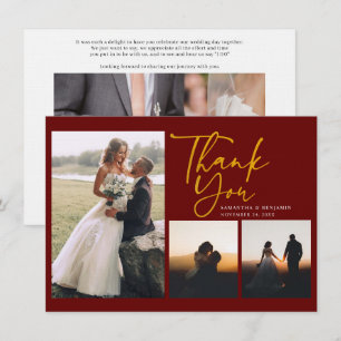 Fotos des handgeschriebenen Hochzeitstages Mitteilungskarte