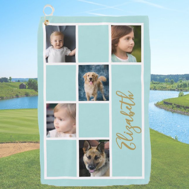 Fotos für aquamarine benutzerdefinierte Vorlagenfa Golfhandtuch (Von Creator hochgeladen)