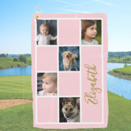 Fotos für benutzerdefinierte Vorlagenfamilien in R Golfhandtuch