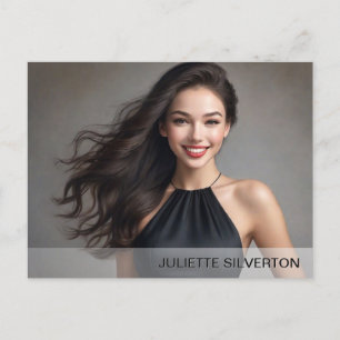 Fotos für die Promo-Werbeaktion für Grenzübertritt Postkarte