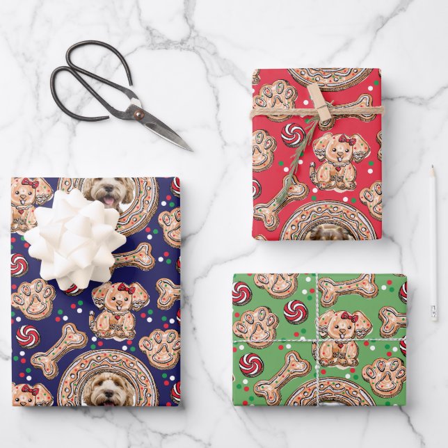 Fotos für Haustiere & Lebkuchengebäck Geschenkpapier Set (Vorderseite)