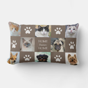 Fotos für Hunde mit Paws auf Lucky Beige Lendenkissen