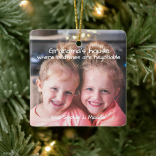 Fotos Geschenk für Oma Schlafenszeiten sind verhan Keramikornament
