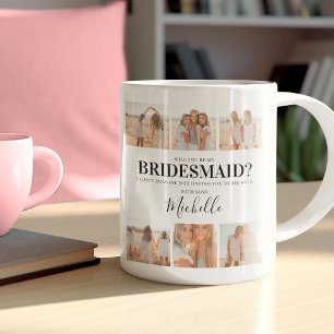 Fotos hinzufügen   Wirst du meine Brautjungfer sei Kaffeetasse
