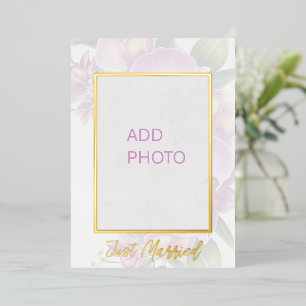 Fotos Hochzeit nur verheiratet ankündigen Karte hi