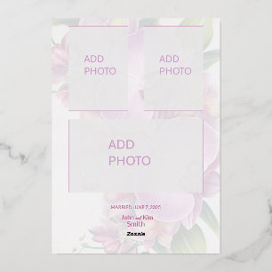 Fotos Hochzeit nur verheiratet ankündigen Karte hi