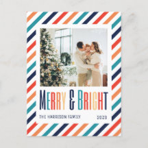 Fotos Merry & Bright Family Retro Streifen